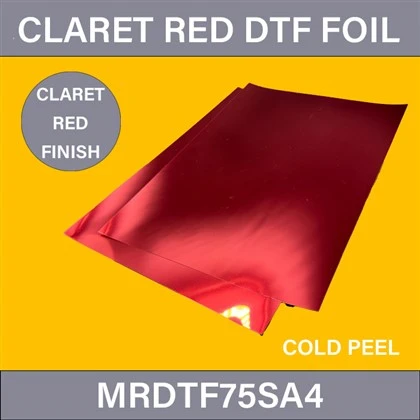 Buborék piros dtf fólia lap
